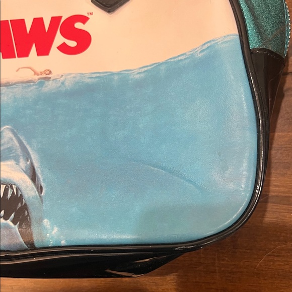 Rock Rebel Jaws Glitter Bowler Handbag - Picture 7 of 8